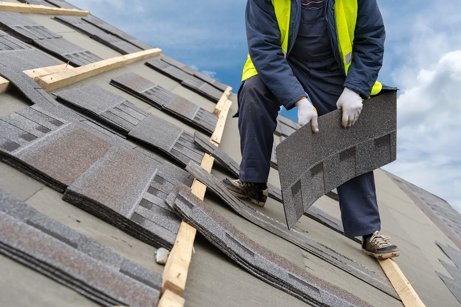 shingle roof installation